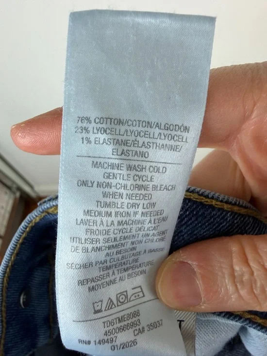 Joe’s Jeans The Margot Cuffed Jeans High Rise Straight Leg Size 25 - Picture 11 of 11